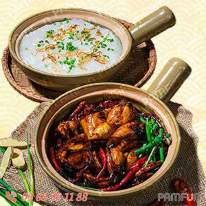 1. Cháo ếch Singapore