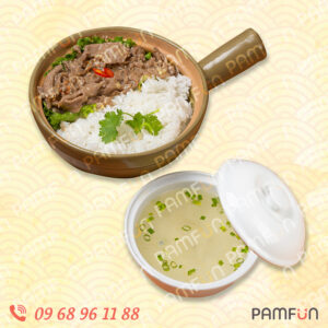 3. Cơm trắng thịt bò xào