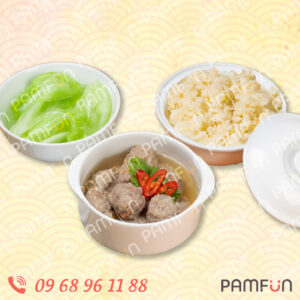 3.Cơm Hải Nam thịt heo hấp grap