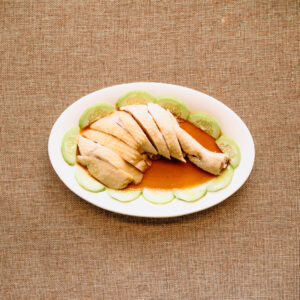 8. Đùi Gà luộc góc tư