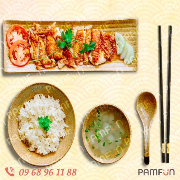 Cơm Gà Hải Nam Singapore Quay Phần Lườn ức, Thịt trắng